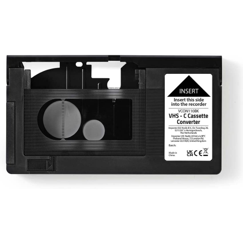 -König KN-VHS-C-ADAPT Adapter for VHS-C Cassettes BLACK -König KN-VHS-C-ADAPT Adapter for VHS-C Cassettes BLACK